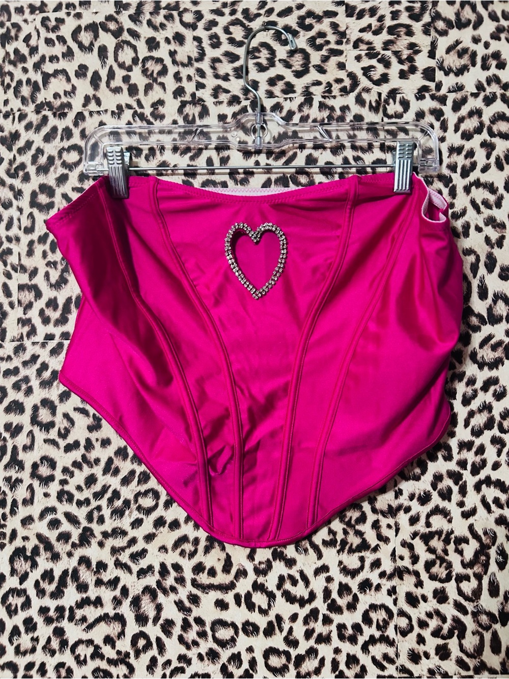 SHEIN Heart Corset Top